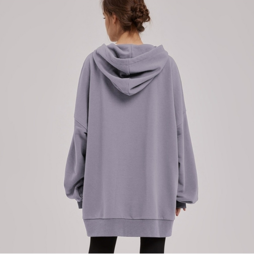 NAP Oversized Zip Up Lavendar 🪻Hoodie XL - Picture 4 of 9